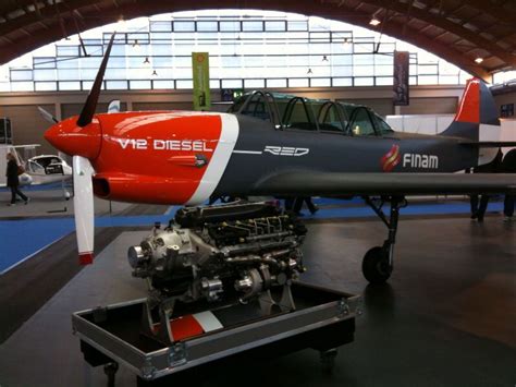 Diesel V12 Yak 52 Fighter Jet