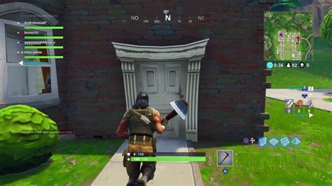 HOW TO OPEN A DOOR IN FORTNITE YouTube