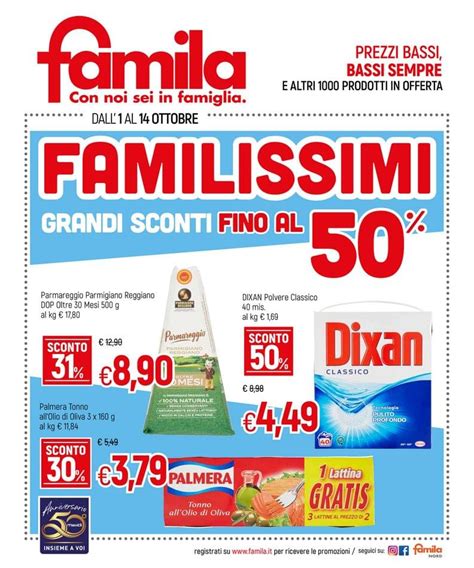 Volantino Famila Sconti Fino Al 50 Dal 1 10 Al 14 10 2020