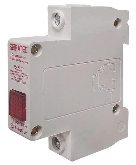 DPS Dispositivo Protetor De Surto Mono 40KA 275V Classe II