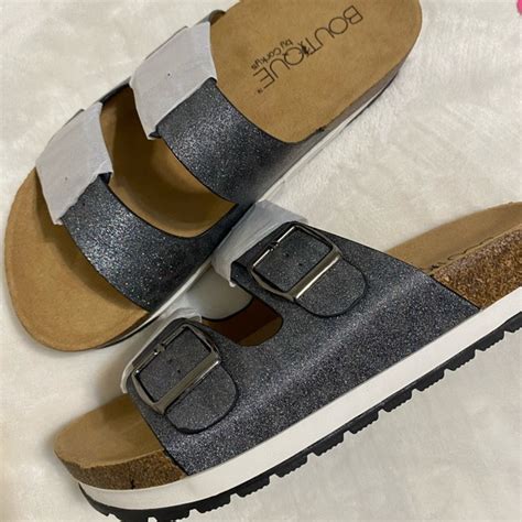 Corkys Shoes Corkys Beach Babe Sandal Slip On Shimmery Gray Poshmark