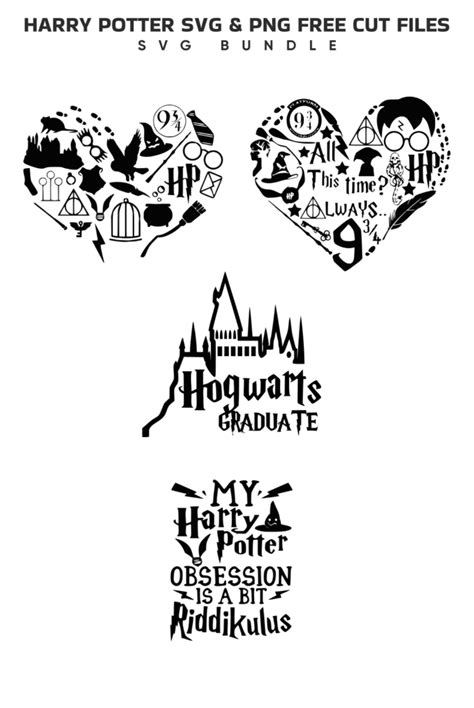 Harry Potter Svg Png Free Cut Files Masterbundles