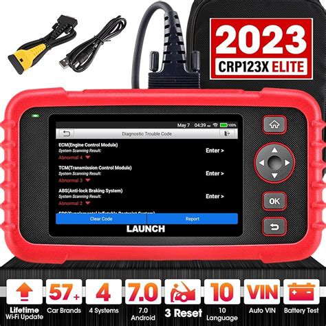 ください LAUNCH OBD2 Scanner CRP123 Elite 2023 Newest Model Engine ABS