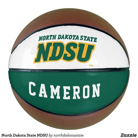 North Dakota State NDSU Basketball | Zazzle | North dakota, Ndsu ...