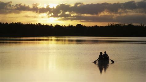 Sunset with red sky on a canoe image - Free stock photo - Public Domain photo - CC0 Images