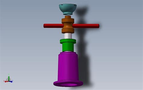 螺旋起重机 Solidworks 2012 模型图纸免费下载 懒石网