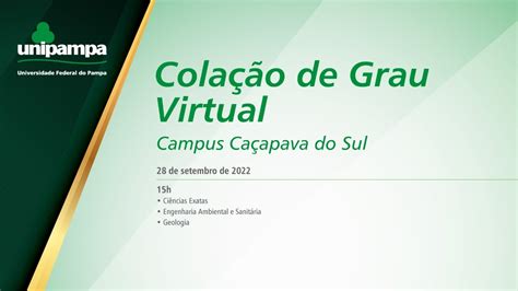 Cola O De Grau Virtual Campus Ca Apava Do Sul Youtube