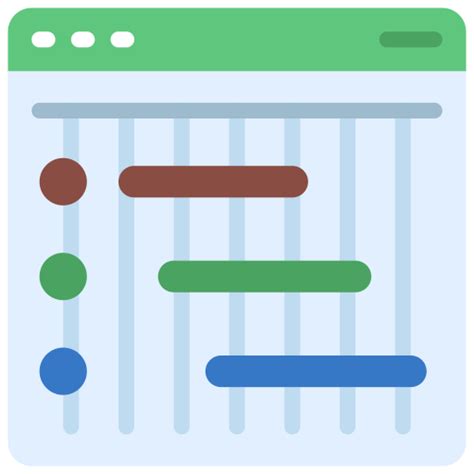 Gantt Chart Free Industry Icons