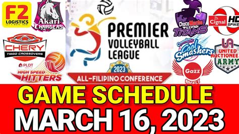 Pvl Game Schedule Today March Pvl Game Schedule Update