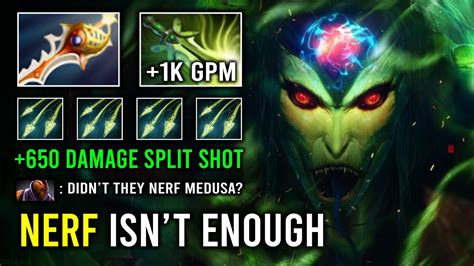 Even Nerf Can T Stop Medusa From Being Broken Damage Per Split