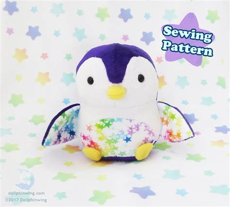 Penguin Plush Sewing Pattern Dollphinwing