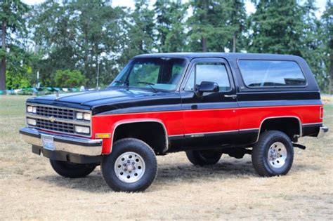 1990 Chevy K5 Blazer 95k Orig Miles Rust Free All Original Worldwide