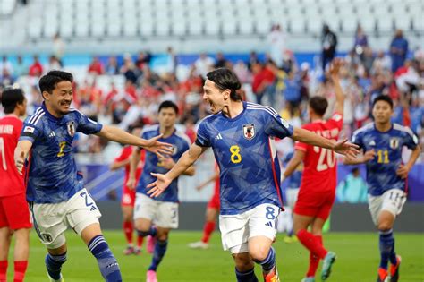 AFC Asian Cup 2023: Tournament favourites Japan triumph 4-2 against ...