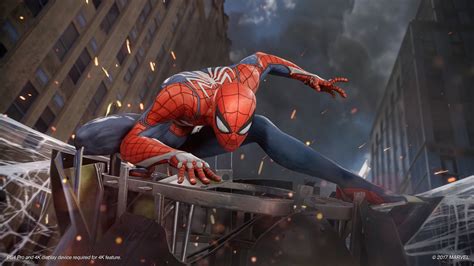 Insomniac Games PS4 Exclusive Spider Man Gets Amazing 4K Screenshots