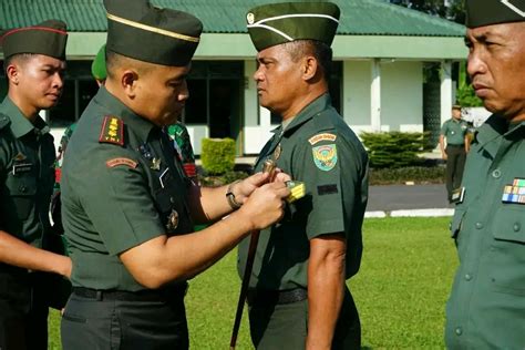 Dandim 0408 BS K Bambang Santoso Pimpin Korps Raport Kenaikan Pangkat