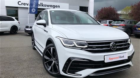 Approved Used Volkswagen Tiguan R Line 2 0TDI DSG In Pure White