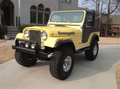 Purchase Used Jeep Cj Renegade Levis Edition Unrestored Original