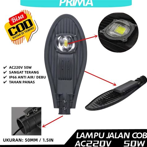 Jual Vz Lampu Jalan W Pju Led W Watt Kap Sorot Cobra Outdoor