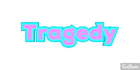 Tragedy Word Animated Logo Designs