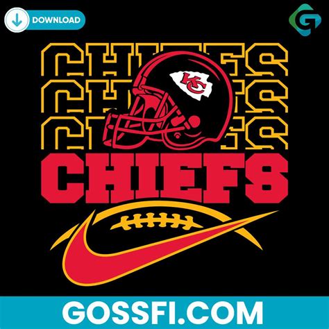 Vintage Kansas City Chiefs Helmet Svg Digital Gossfi