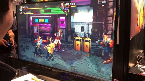 Streets Of Rage 4 Bare Knuckle Iv 怒之鐵拳4 格鬥三人組4 Bitsummit 2019 Demo Play 試玩影片 Youtube