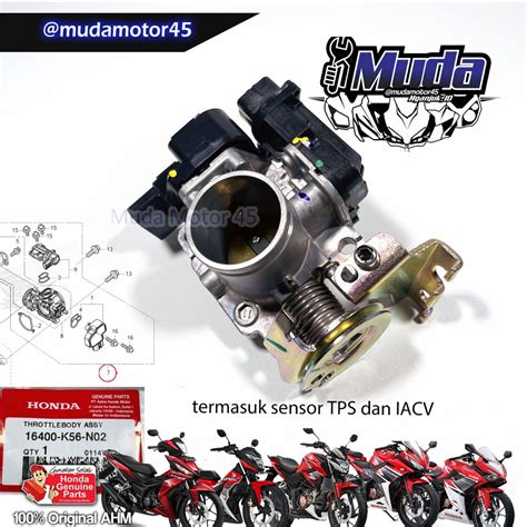 Jual Throttle Body Set Cbr R Cb R Sonic Supra Gtr Sensor Tp S Tps