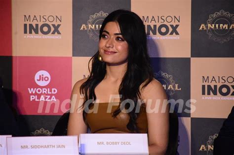 Rashmika Mandanna At Animal Movie Screening Photo
