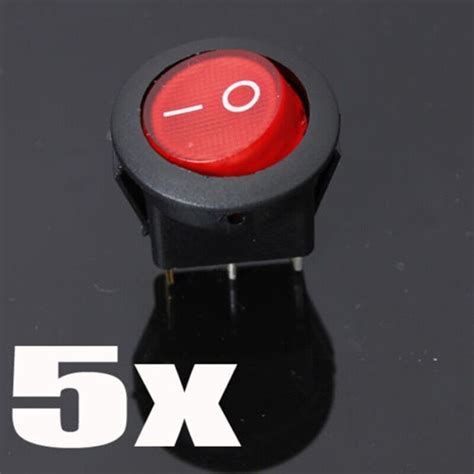 New Set Rocker Auto Vehicle Control On Off Toggle Led Switch Car V