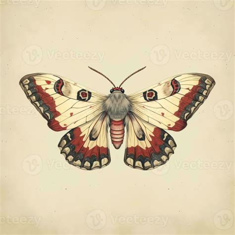 Retro Butterfly. Butterfly clipart. Vintage painting, retro clipart ...