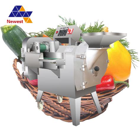 Electric Automatic Multifunction 500 1000kg H Vegetable Cutter For