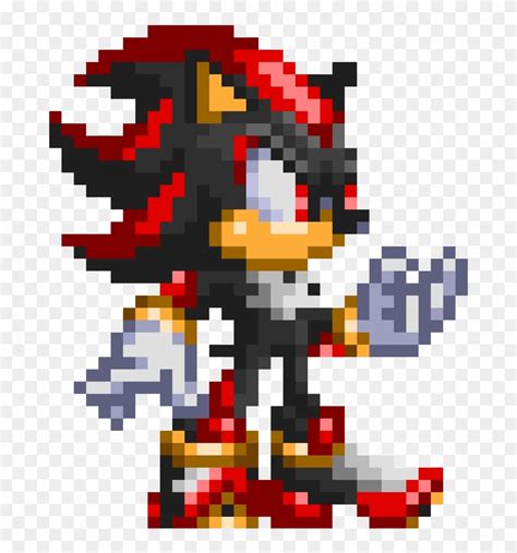 Shadow The Hedgehog Sprite , Png Download - Shadow The Hedgehog Sprite ...