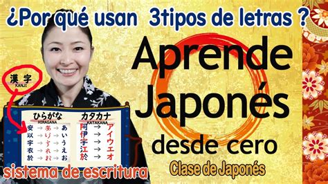 El Sistema De Escritura Japonés【日本語の文字】clase De Japonés Aprende JaponÉs