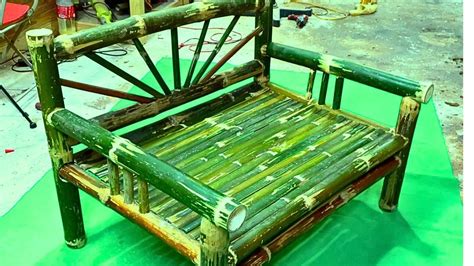 Bamboo Craft Crafting A Beautiful Bamboo Chair Step By Step DIY