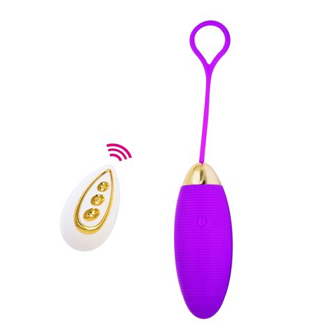 10 Speed Bullet Egg Vibrator With Remote Control Silicone Bullet Eggs