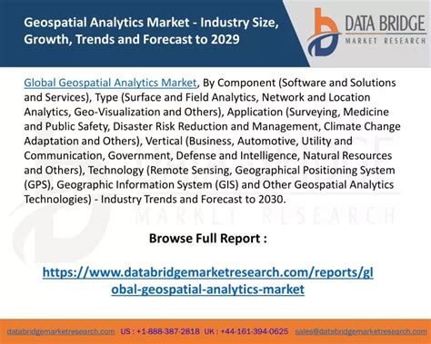 PPT Global Geospatial Analytics Market Industry Trends And Forecast