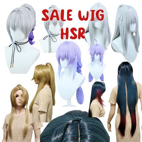 Jual Ready Wig Hsr Honkai Star Rail Cap Sisir With Fake Scalp Baru