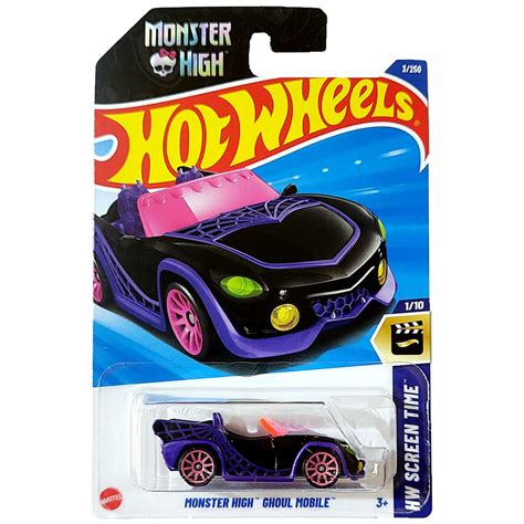 Hot Wheels Básico Mattel HW Screen Time Monster High Ghoul Mobile Lote G Shopee Brasil