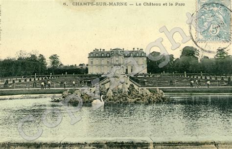 Id E Cadeau Photo Original Le Chateau Et Le Parc Champs Sur Marne