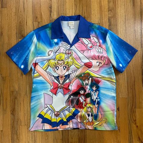 Rude Hot Topic Sailor Moon X Hot Topic Exclusive Button Shirt Grailed