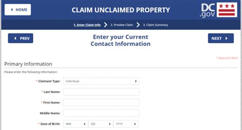 Find Any Unclaimed Property In Washington D C Find Unclaimed Money