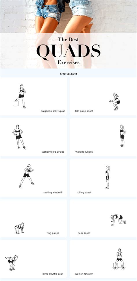 Top 10 Exercises For Long Lean And Toned Quads Fitness Body Lean