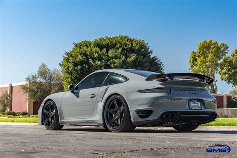 Nardo Grey Porsche Turbo S Gmg Racing