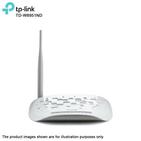 TP-LINK TD-W8951ND 150 Mbps Wireless N ADSL2+ Modem Router