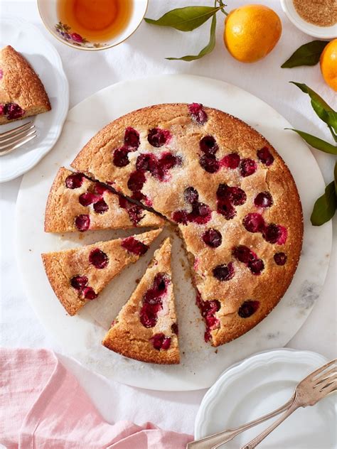 Citrus And Cranberry Buttermilk Cake Fork Knife Swoon