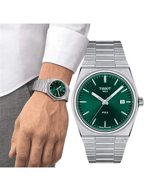 Montre Homme TISSOT PRX Gent Quartz Vert T1374101109100