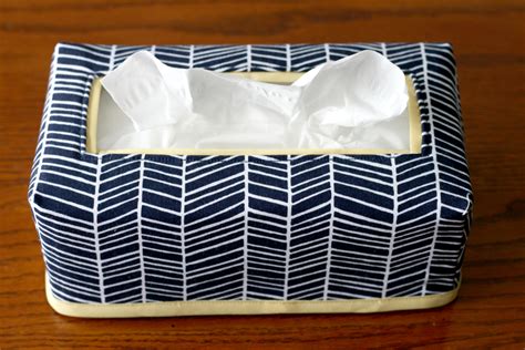 Fabric Tissue Box Cover Craft Buds