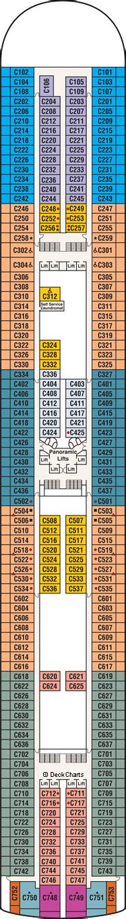 Caribbean Princess Deck Plans Ship Layout Staterooms And Map Cruise