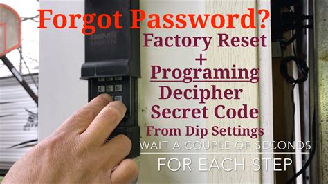 How To Program My Genie Garage Door Opener Keypad Dandk Organizer