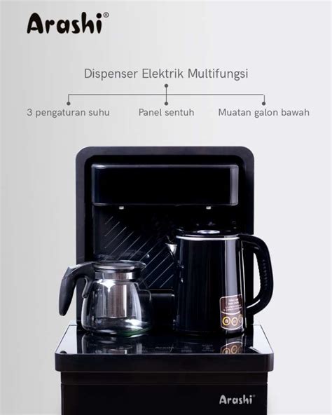 Jual Dispenser Arashi Multifunction AMD 01B Hot Warm Galon Bawah Di Seller Jakarta
