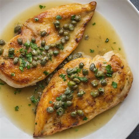 Zesty Chicken Piccata Recipe With Capers And Lemon Instacart